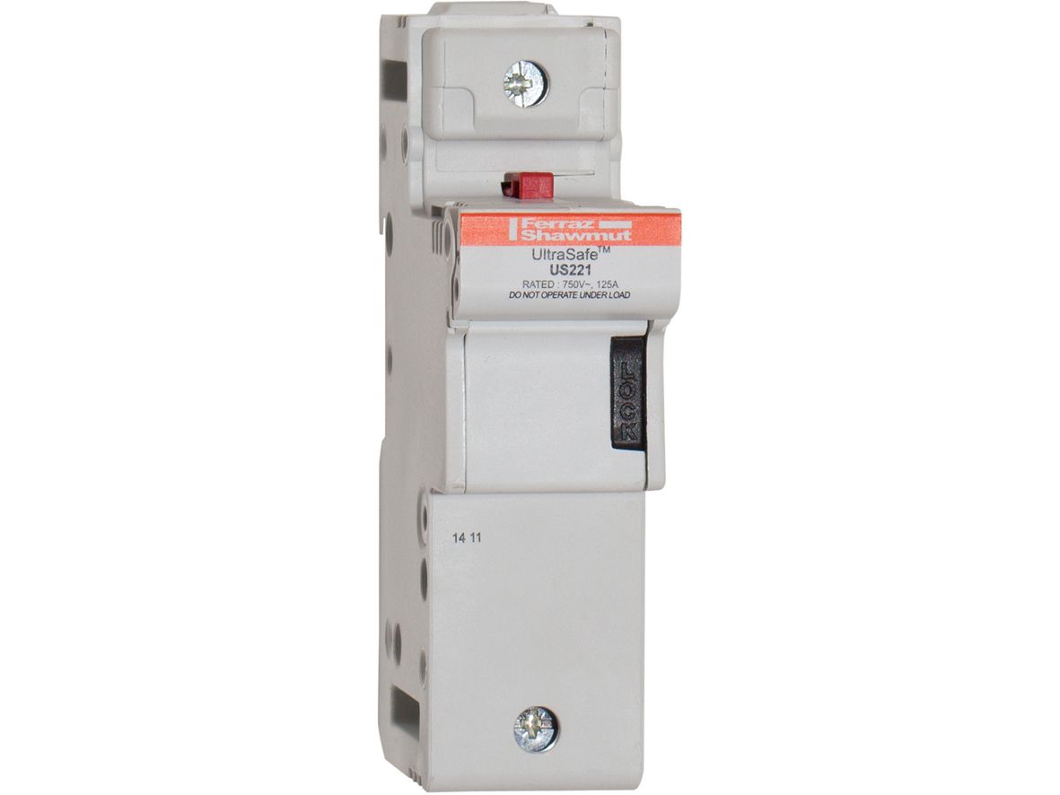 E331158 - modular fuse holder, UL+IEC, 1 pole, 1P, 22x58, DIN rail mounting, IP20
